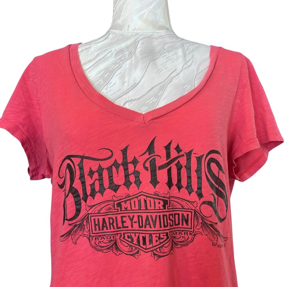 Harley Davidson Black Hills Pink Graphic Tee Sz XL - Picture 5 of 13
